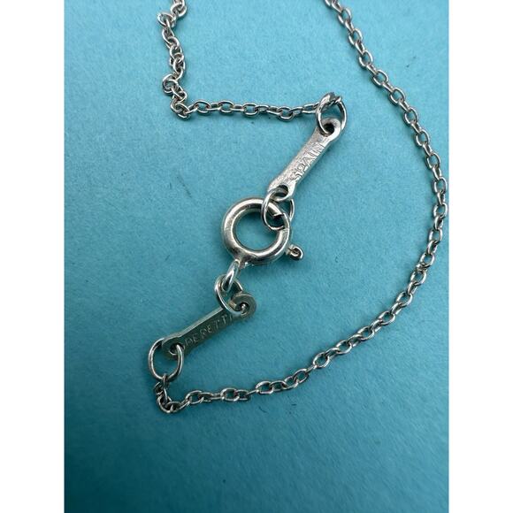 Tiffany & Co. Elsa Peretti Sterling Silver Starfish Pendant Necklace 17” - LARGE - Picture 13 of 16